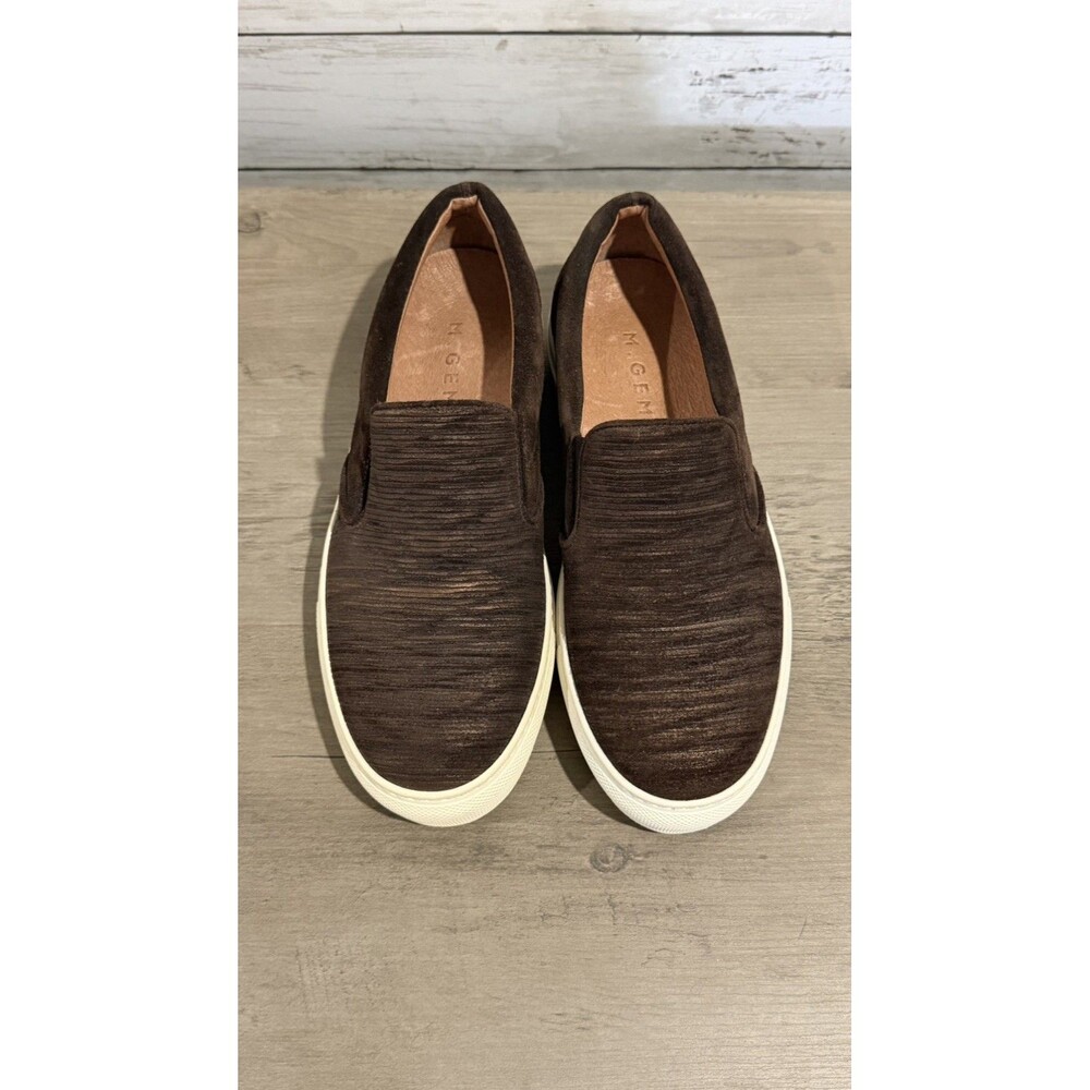 M. Gemi The Dolce Brown Bronze Women’s Sneakers Size 7.5 (38) Slip Ons